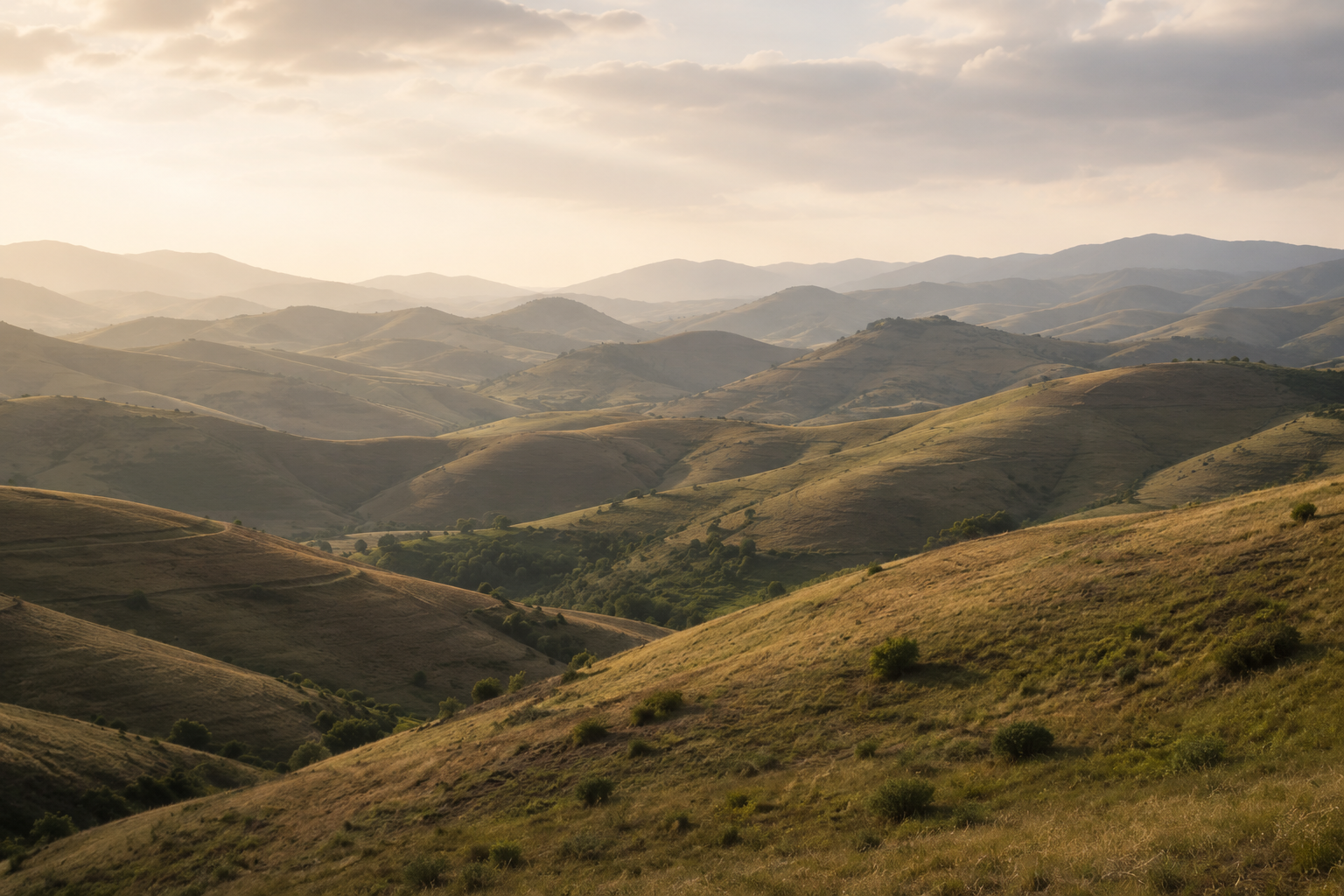 Rwanda landscape and hills